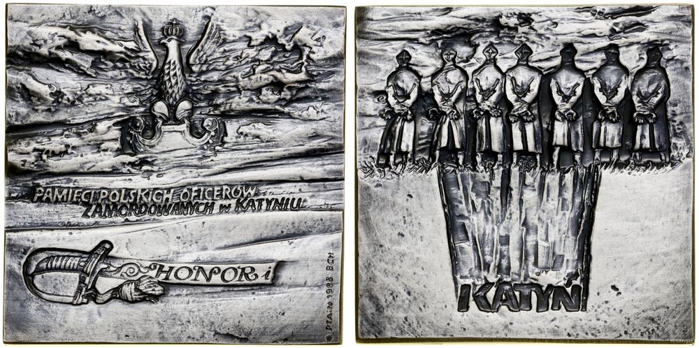 Polska, medal – Katyń, 1988