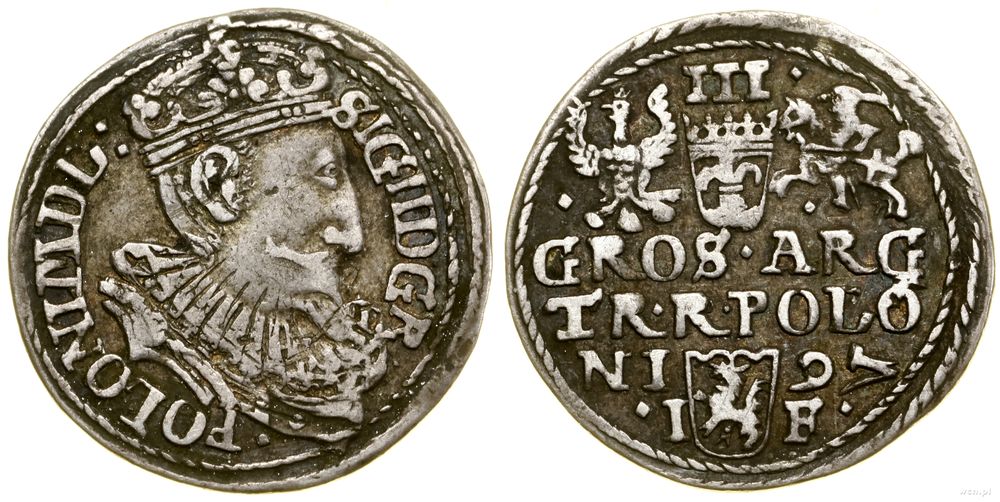 Polska, trojak, 1597
