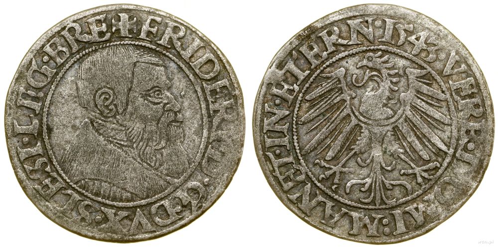 Śląsk, grosz, 1543