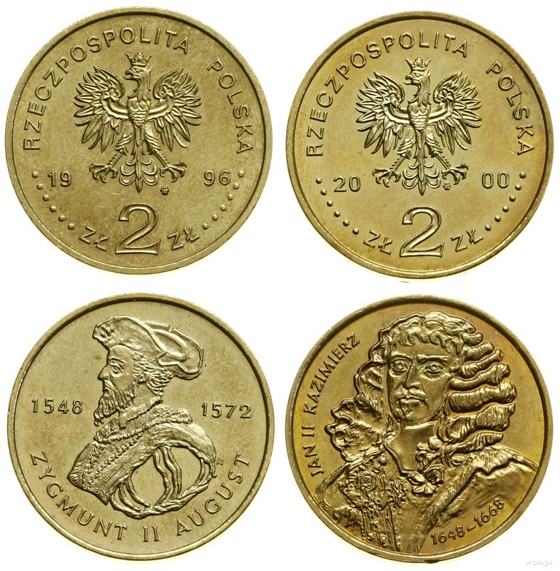 Polska, zestaw 2 x 2 złote