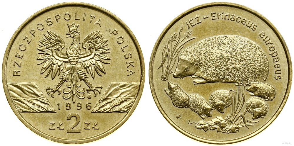 Polska, 2 złote, 1996