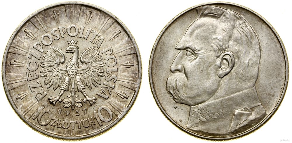Polska, 10 złotych, 1937