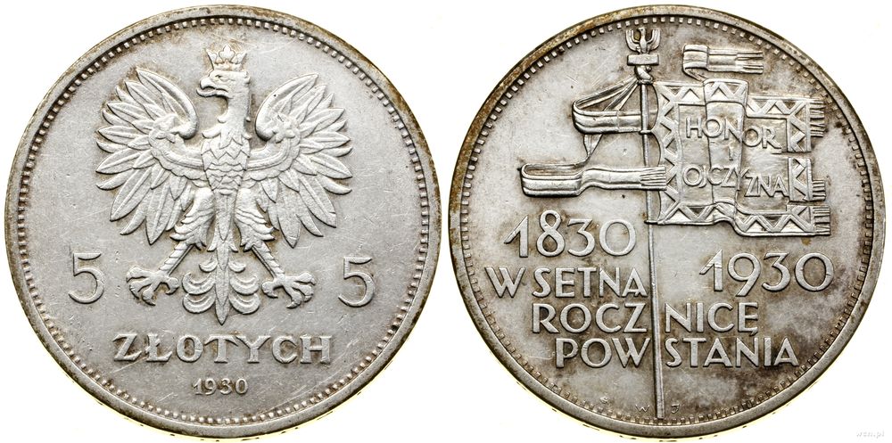 Polska, 5 złotych, 1930