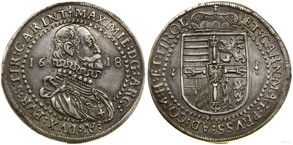 Austria, talar, 1618