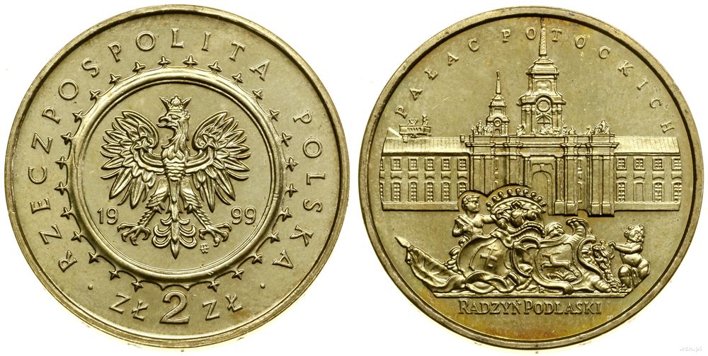 Polska, 2 złote, 1999