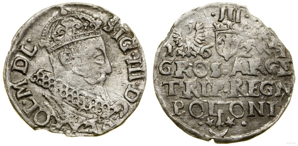 Polska, trojak, 1621