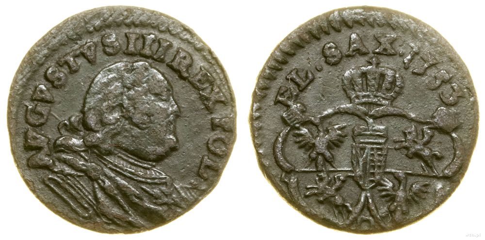 Polska, szeląg, 1753