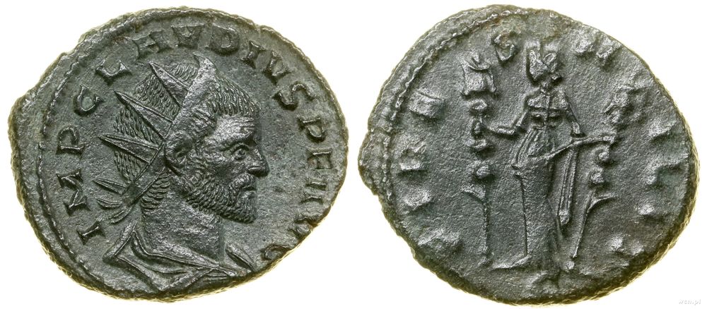 Cesarstwo Rzymskie, antoninian bilonowy, (268–269)