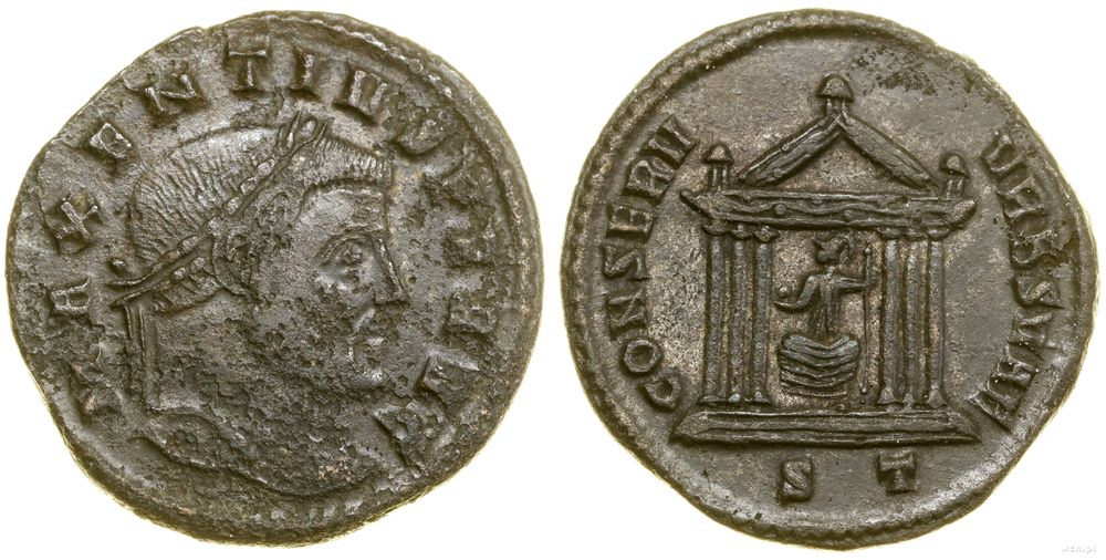 Cesarstwo Rzymskie, follis, (307–308)