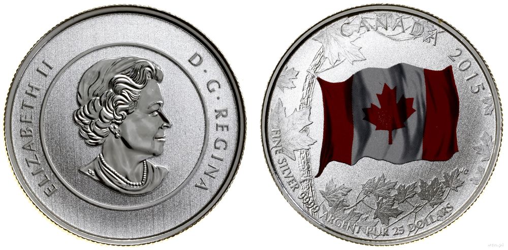 Kanada, 25 dolarów, 2015