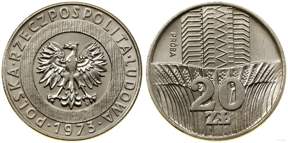 Polska, 20 złotych, 1973