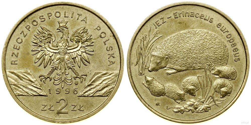 Polska, 2 złote, 1996