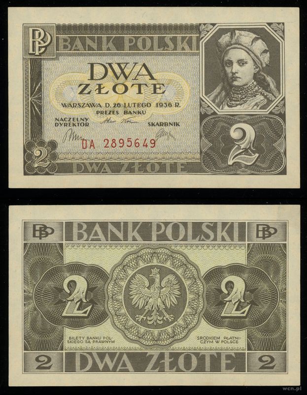 Polska, 2 złote, 26.02.1936