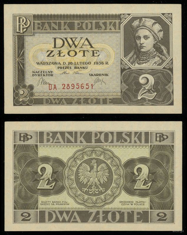 Polska, 2 złote, 26.02.1936
