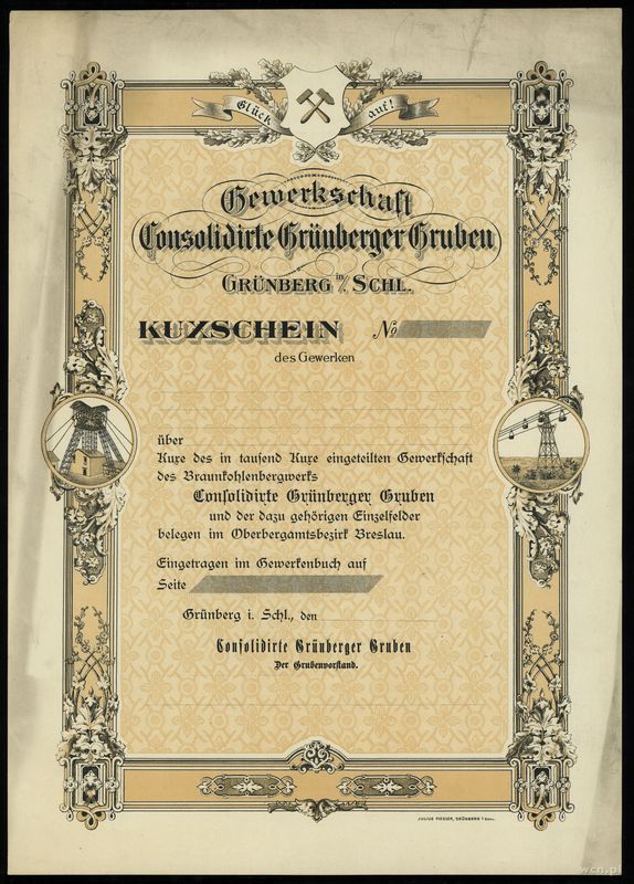 Polska, akcja (blanco), XX w.