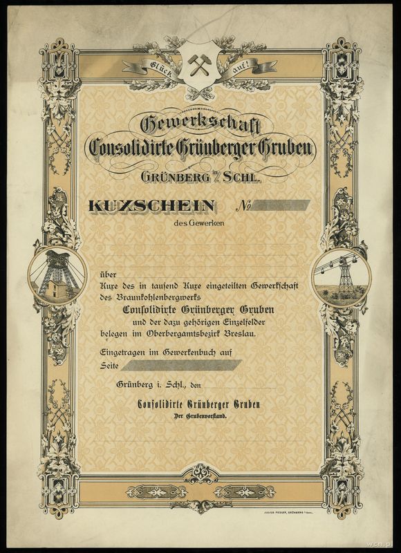 Polska, akcja (blanco), XX w.