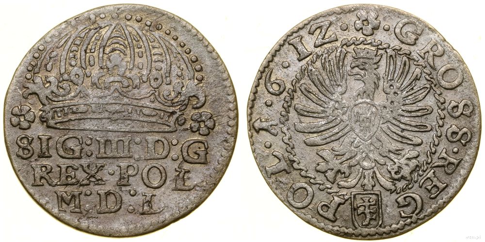 Polska, grosz, 1612