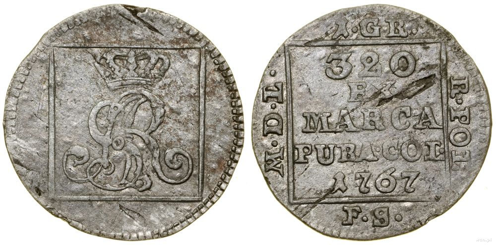 Polska, grosz srebrny, 1767 FS