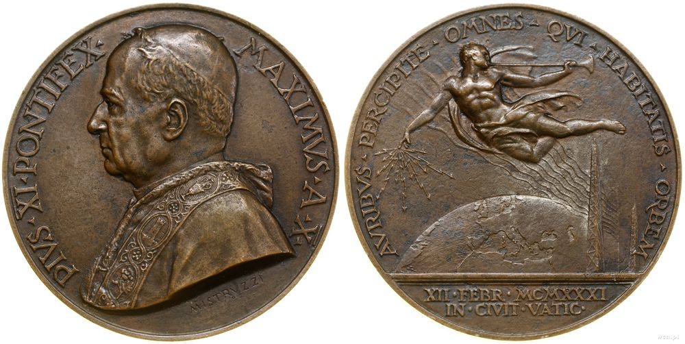 Watykan, Pierwsza audycja radiowa Radia Watykańskiego, 1931