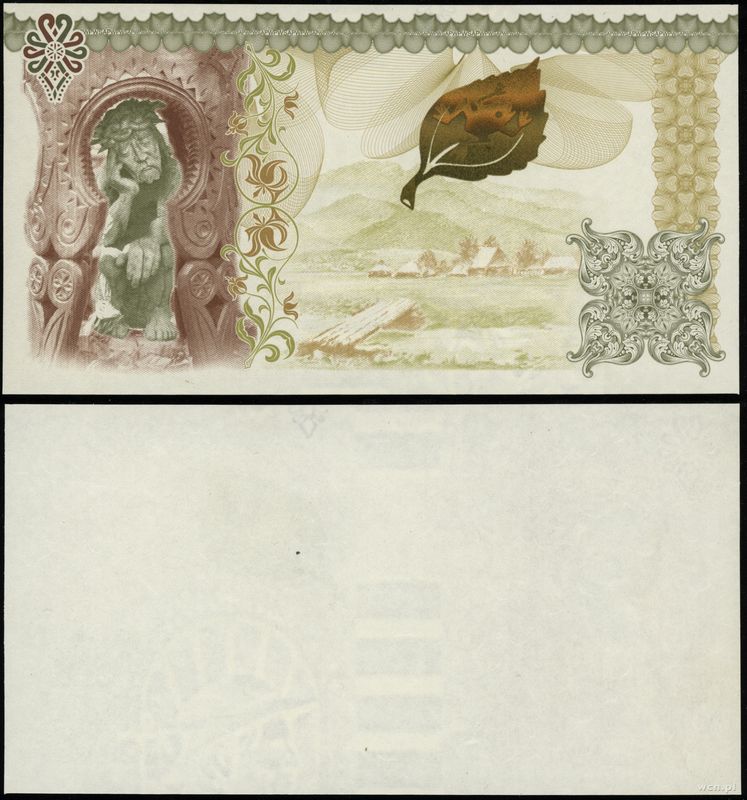 Polska, druk reklamowy PWPW – Chrystus Frasobliwy, (2010)