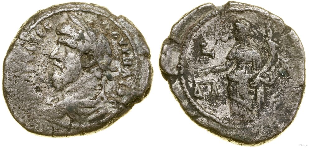 Rzym prowincjonalny, tetradrachma bilonowa, rok 1 (161–162)