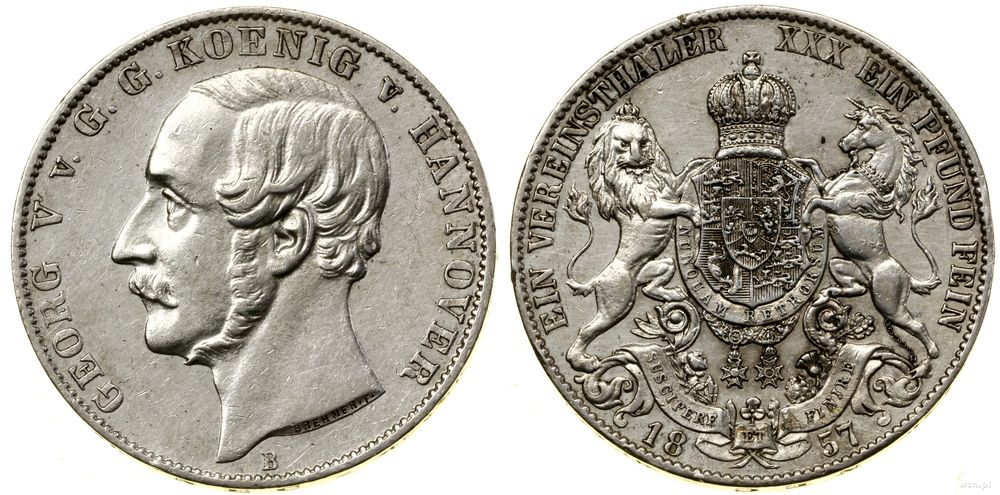 Niemcy, talar, 1857 B