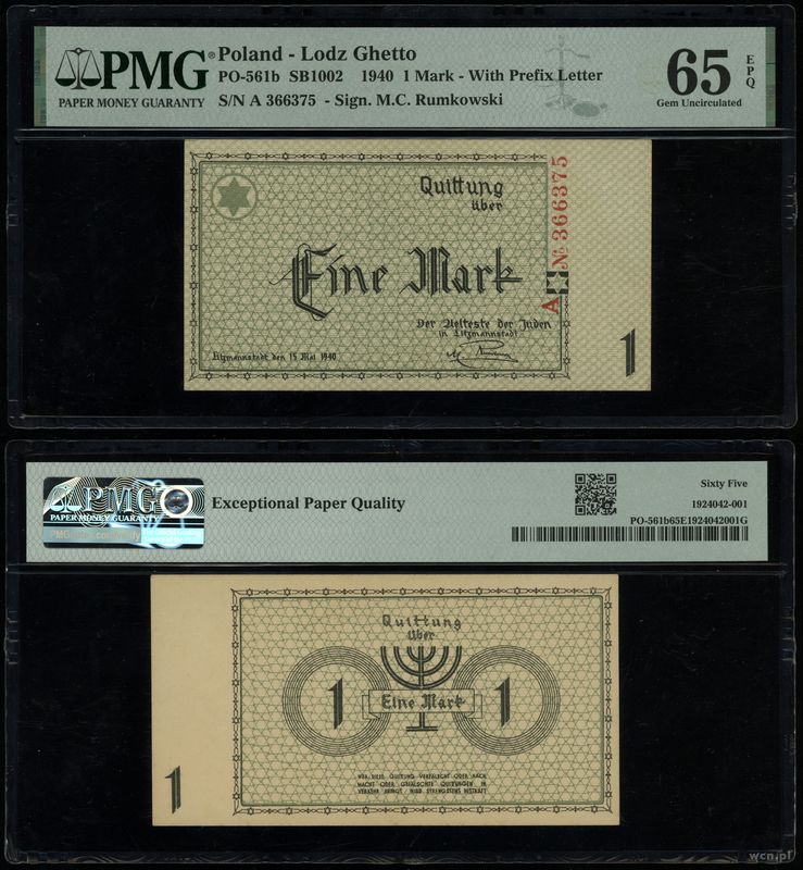 Polska, 1 marka, 15.05.1940