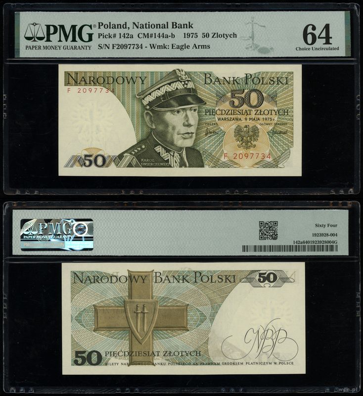 Polska, 50 złotych, 9.05.1975