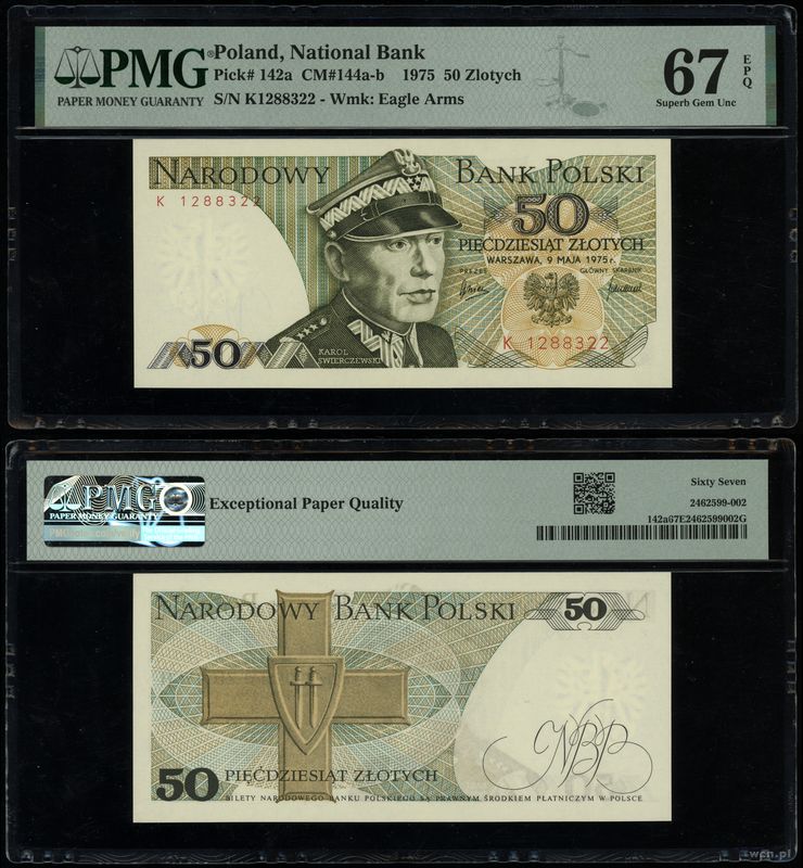 Polska, 50 złotych, 9.05.1975