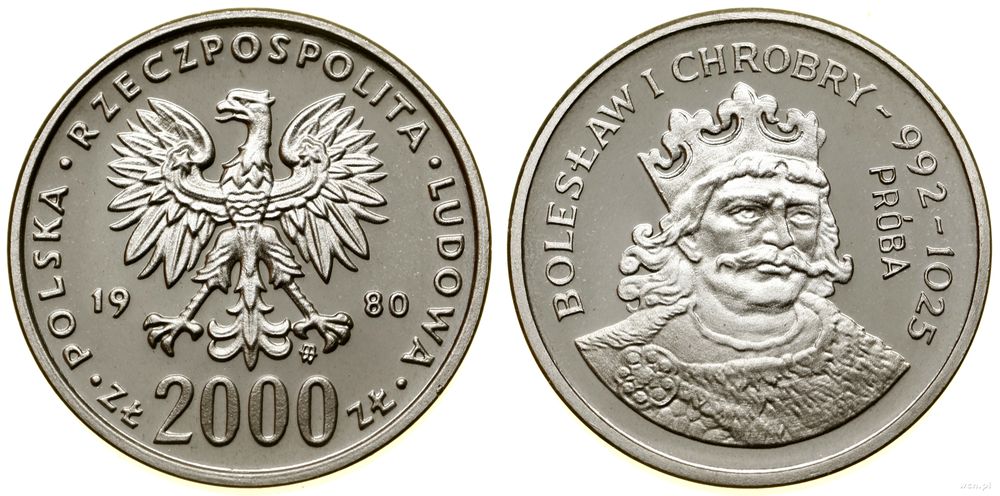 Polska, 2.000 złotych, 1980