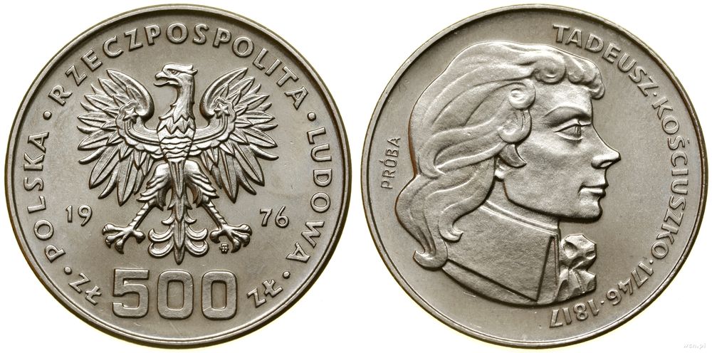 Polska, 500 złotych, 1976