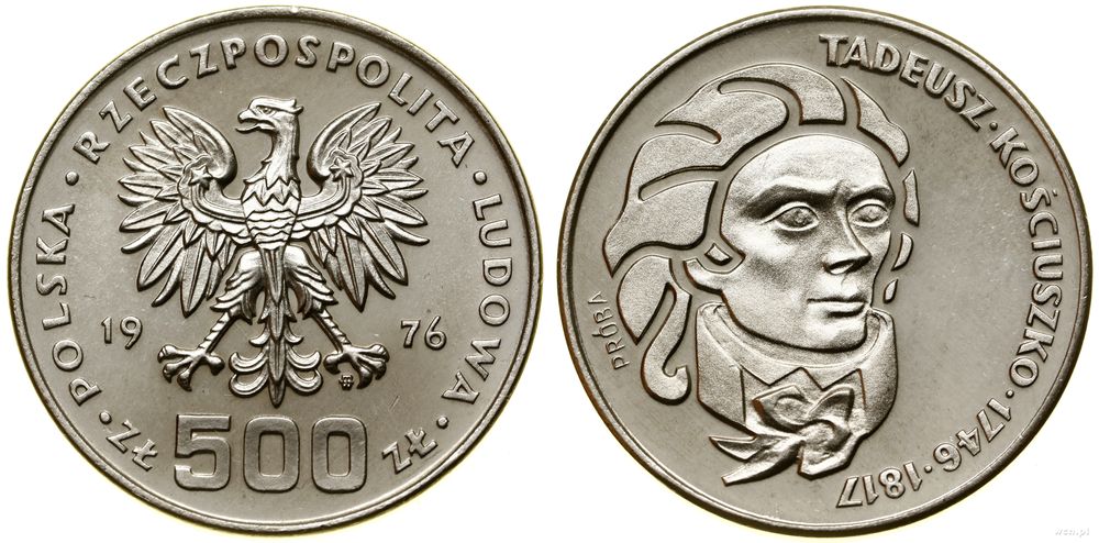 Polska, 500 złotych, 1976