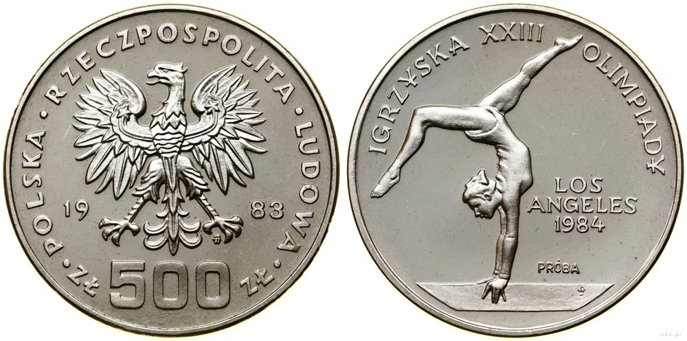 Polska, 500 złotych, 1983