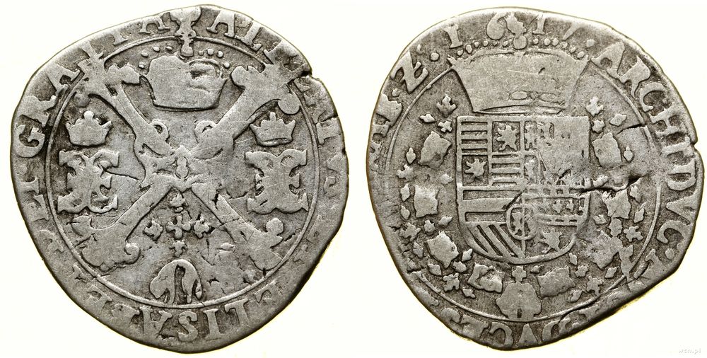 Niderlandy hiszpańskie, 1/4 patagona, 1617