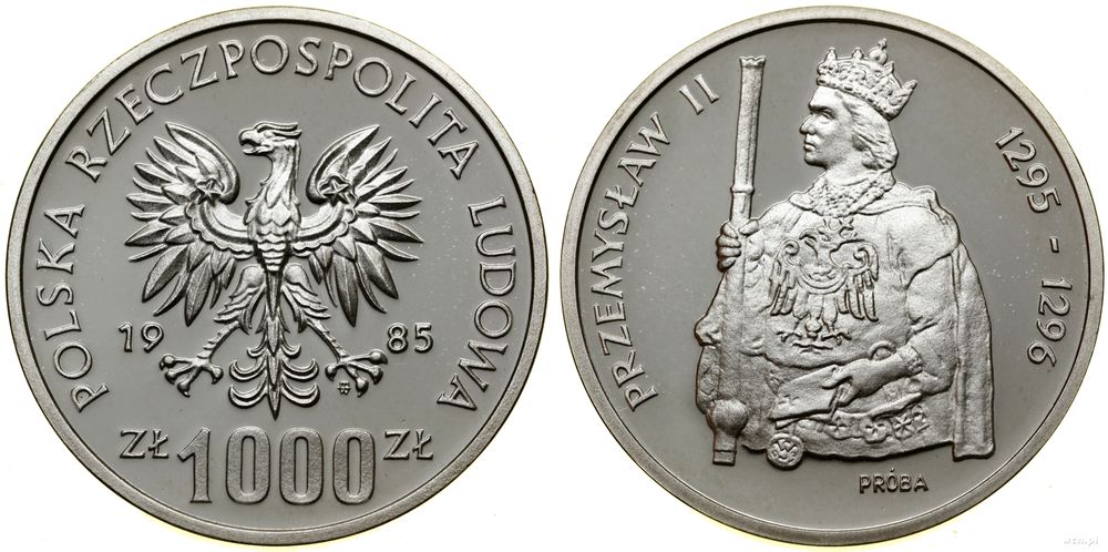 Polska, 1.000 złotych, 1985