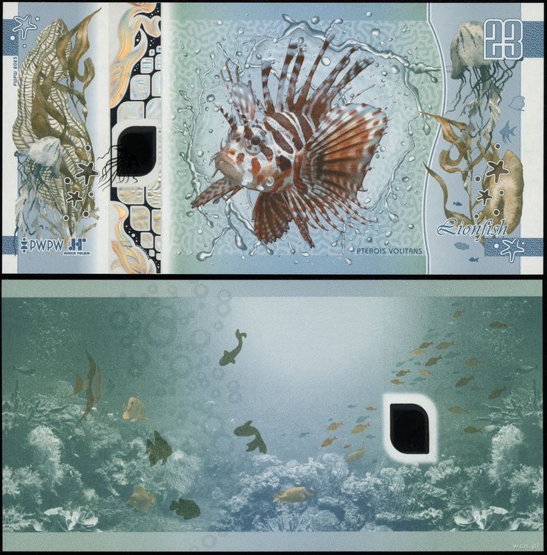 Polska, banknot testowy PWPW - 