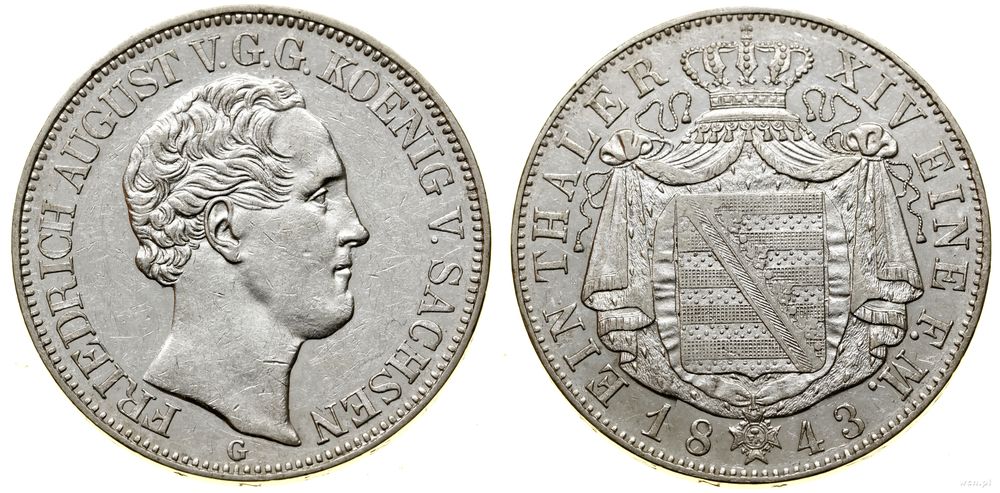 Niemcy, talar, 1843 G