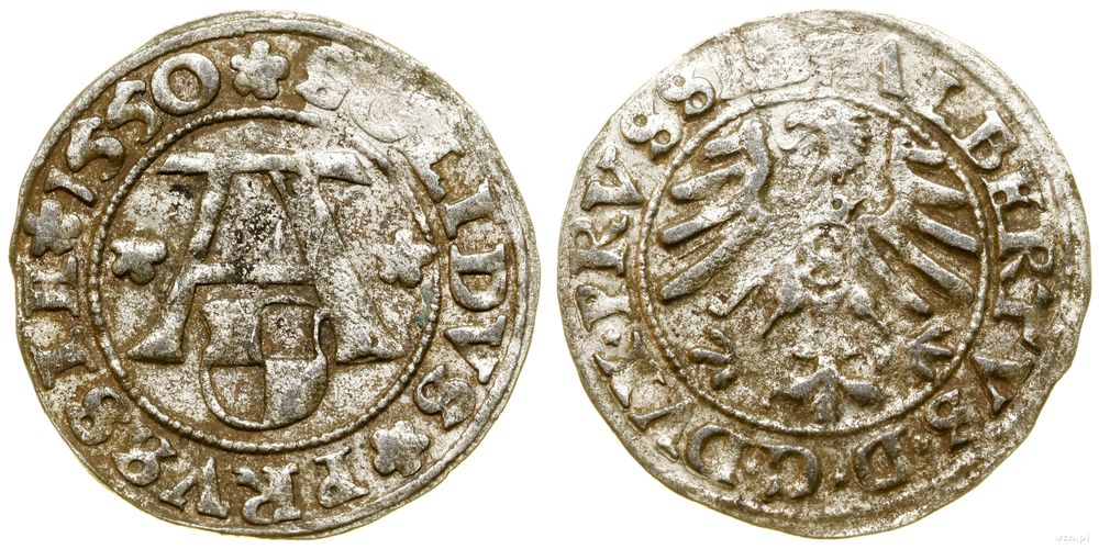 Prusy Książęce (1525–1657), szeląg, 1550
