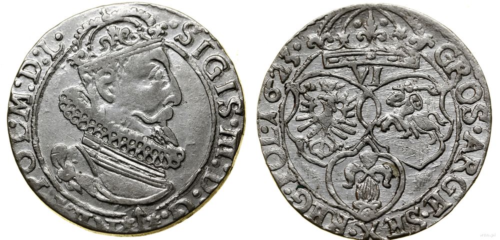 Polska, szóstak, 1623