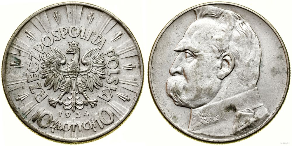 Polska, 10 złotych, 1934