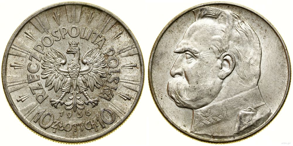 Polska, 10 złotych, 1936