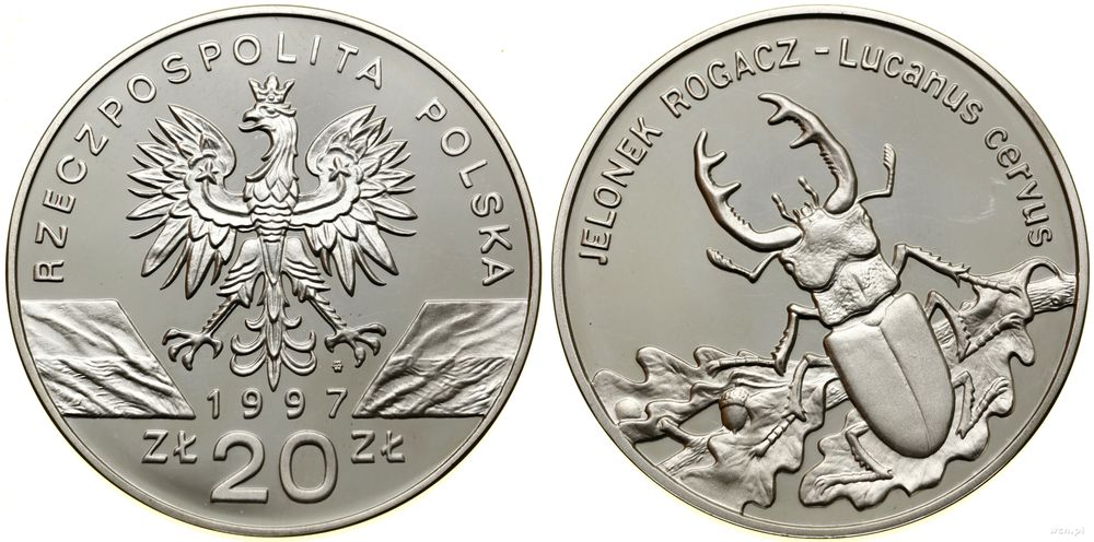 Polska, 20 złotych, 1997