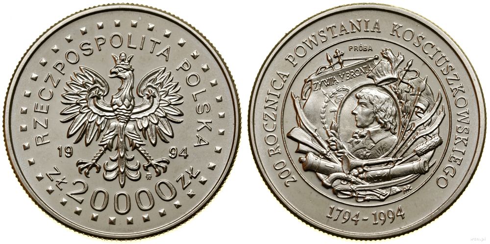 Polska, 20.000 złotych, 1994