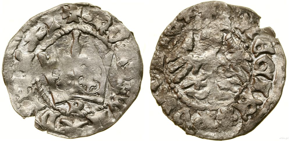 Polska, półgrosz koronny, (1394–1396)