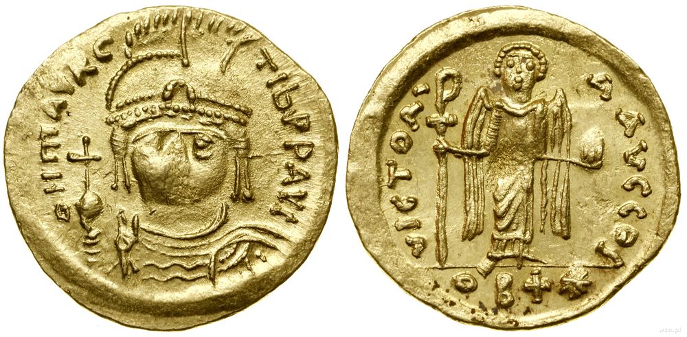Bizancjum, solidus, (582–602)