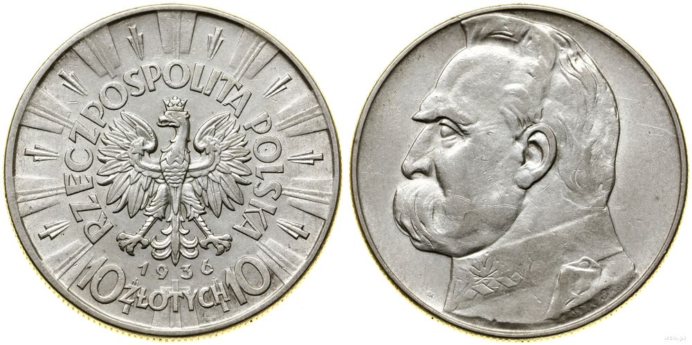 Polska, 10 złotych, 1936