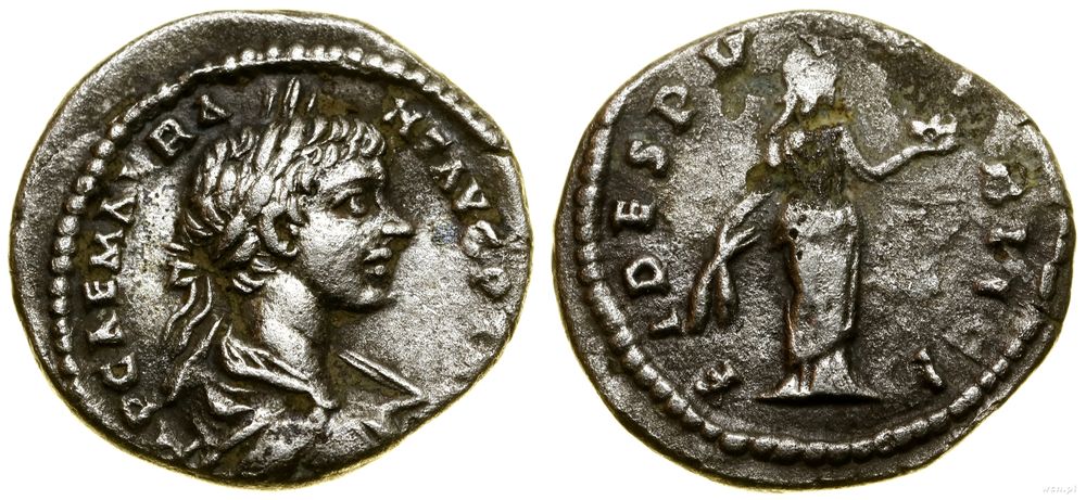 Cesarstwo Rzymskie, denar, 198