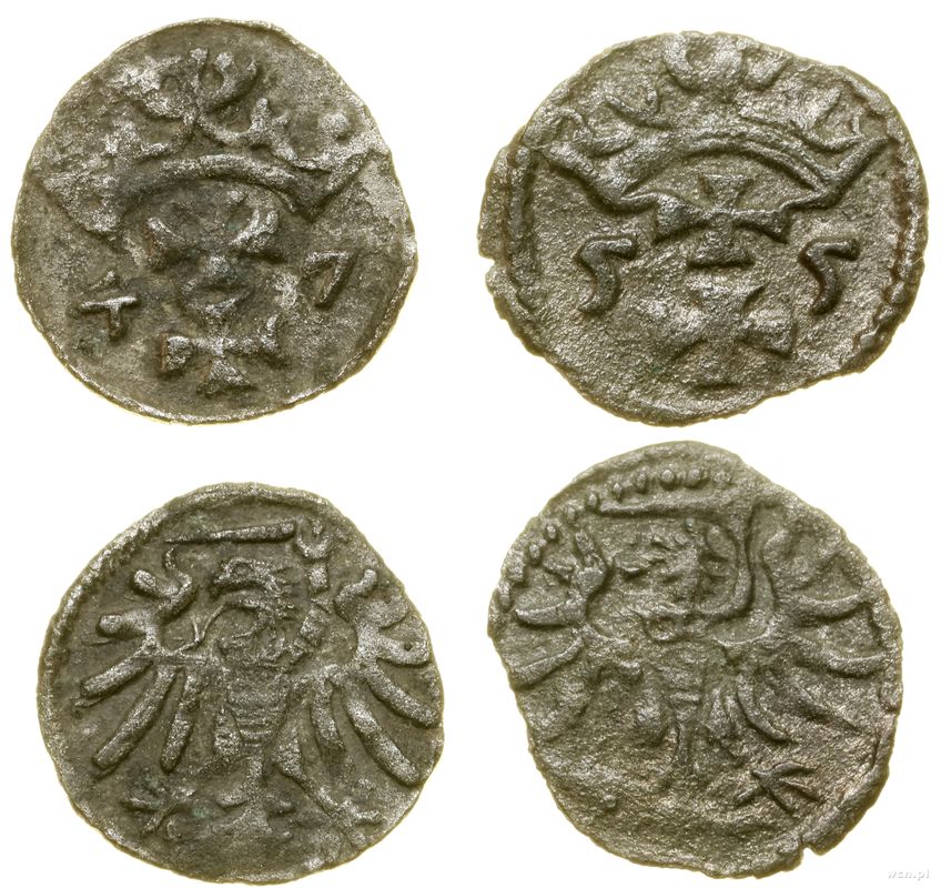 Polska, zestaw: 2 x denar, 1547–1555