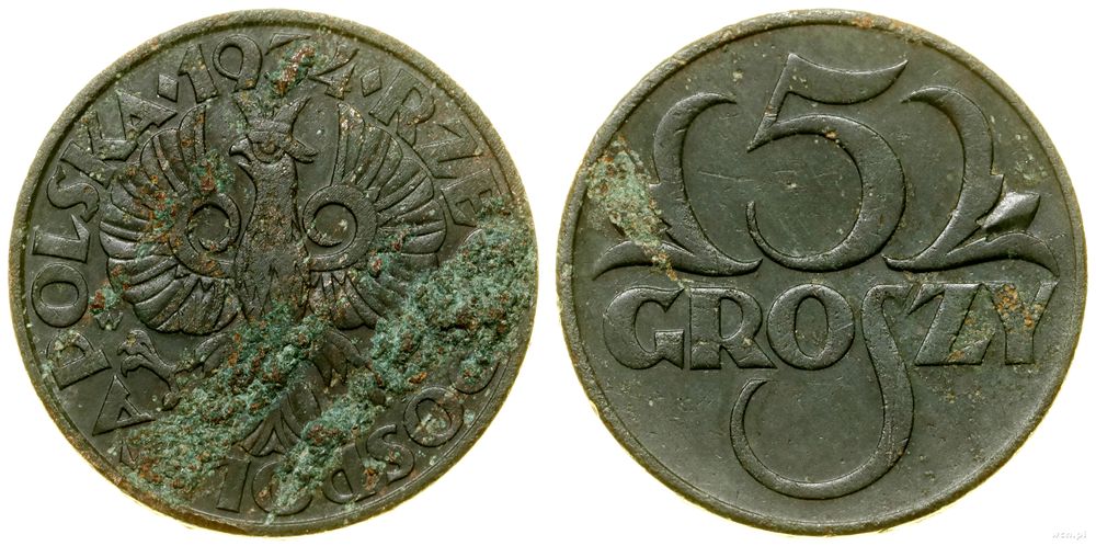 Polska, 5 groszy, 1934