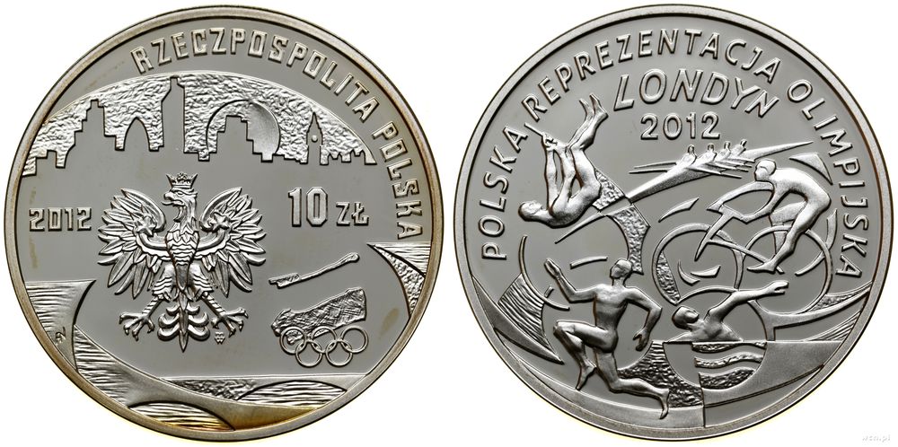 Polska, 10 złotych, 2012